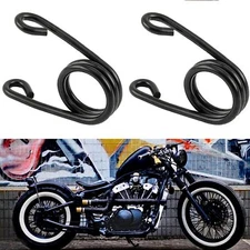 2" Black Scissor Torsion Solo Seat Springs for Harley Chopper Bobber Motorcycle
