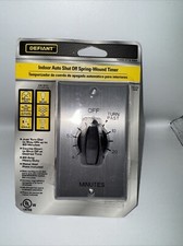 Defiant In-Wall Auto Shut Off 60-Minute In-Wall Spring Wound Timer