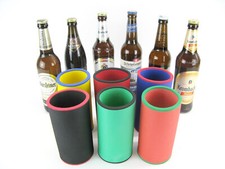 6er Set Getränkekühler für 0,5L Flaschenkühler - Bierkühler - Neoprenkühler  Neu