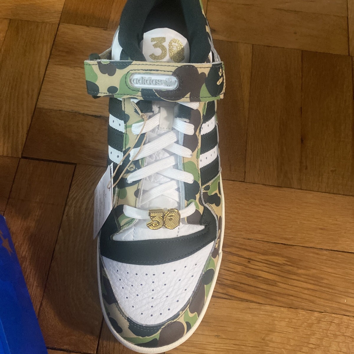adidas x 🦍Bape Forum 84 Low |Green Camo Size 14. ready to