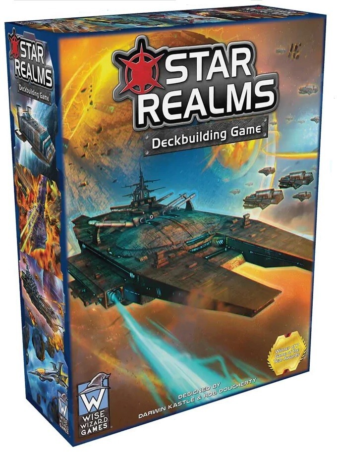 Бокс-сет Star Realms Core + Gambit Wise Wizard Games WWG SR042 Игра для 4 игроков