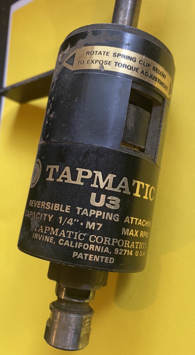 USED* U3-TAPMATIC-REVERSABLE TAPPING ATTCH. 1/4 USED* U3-TAPMATIC-REVERSABLE TAPPING ATTCH. 1/4