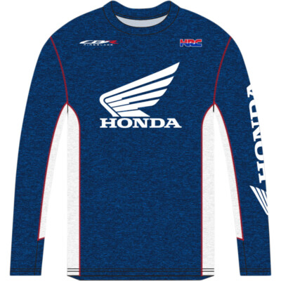Honda Apparel Honda HRC Long-Sleeve T-Shirt - Navy/White | 2XL | eBay