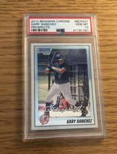 2010 Bowman Chrome #BCP207 Gary Sanchez Prospects Rookie Card PSA 10 GEM MINT