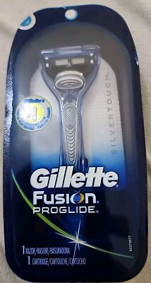 Gillette Fusion Proglide Razor Silvertouch And 1 Cartridge