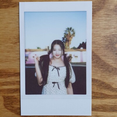 Jiwoo Official Polaroid Type Photocard Nmixx 1st Photobook