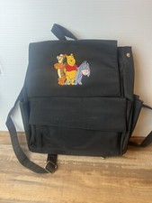 Disney Store Winnie the Pooh  Friends Backpack Bag 12" X 12"