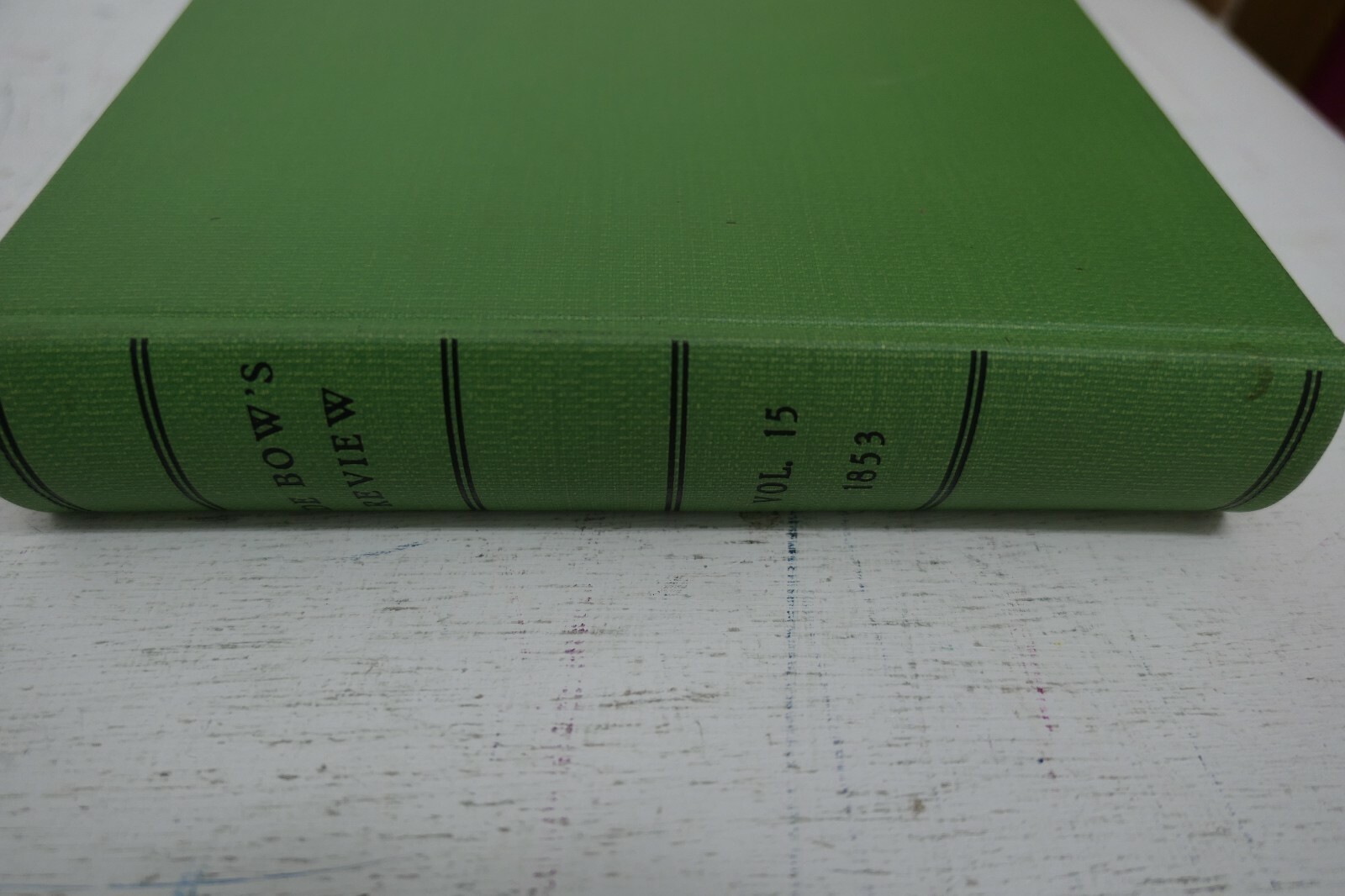 De Bow's Review Vol. 15 1853 Vintage Bound Journal Hardcover Reprint of