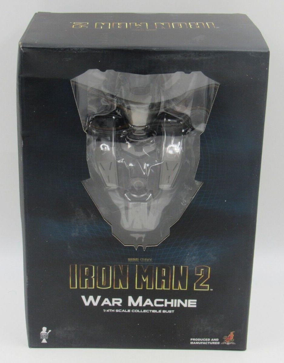 アメコミ Hot Toys Iron Man 2 War Machine Bust Hot Toys Iron Man 2 War Machine Collectible Bust 1/4 Scale New in