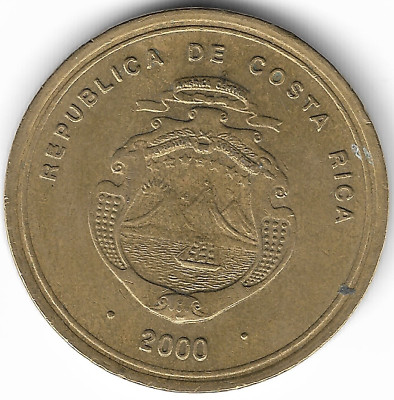 Costa Rica 100 Colones + 3 Mystery Coins