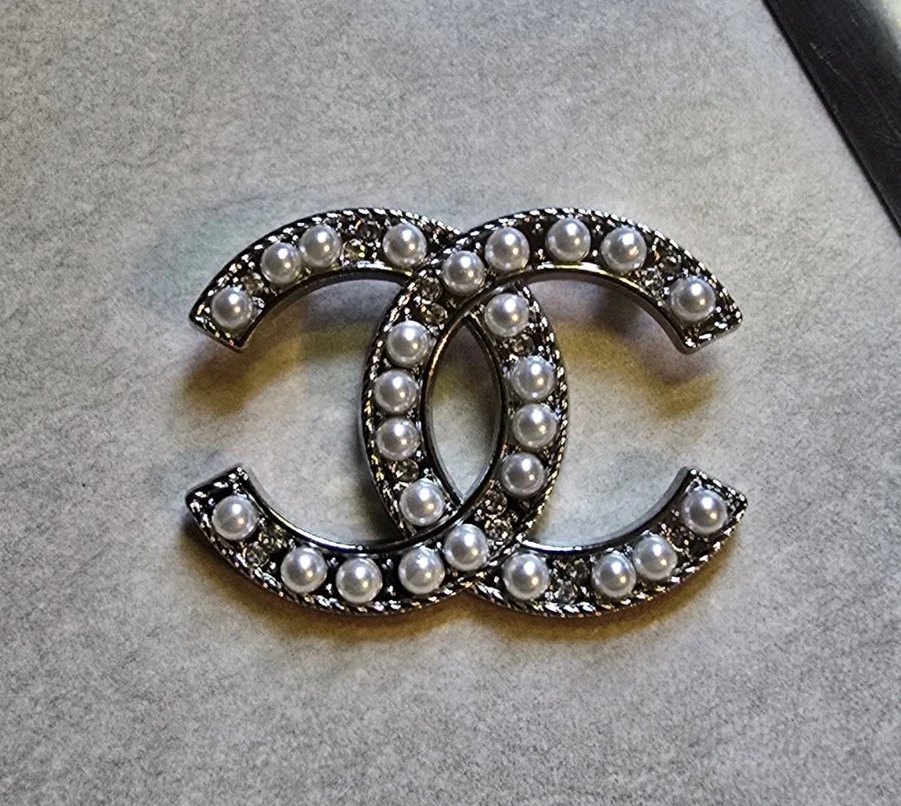 CHANEL Silver Plated Fashion Brooches & Pins for sale | eBay