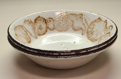 Stonehedge Midwinter Seascape Pair Of Cereal Bowls