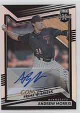 2022 Elite Extra Edition Prime Numbers A Signatures /195 Andrew Morris Auto 0u66