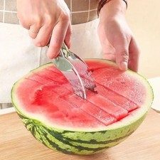 Stainless Steel Watermelon Cutter Windmill Fruit Salad Slicer