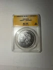 1921-D Silver Morgan Dollar AU50 Cleaned Anacs