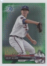 2017 Bowman Chrome Prospects Mega Box Green Refractor 6/99 Kolby Allard 2h4