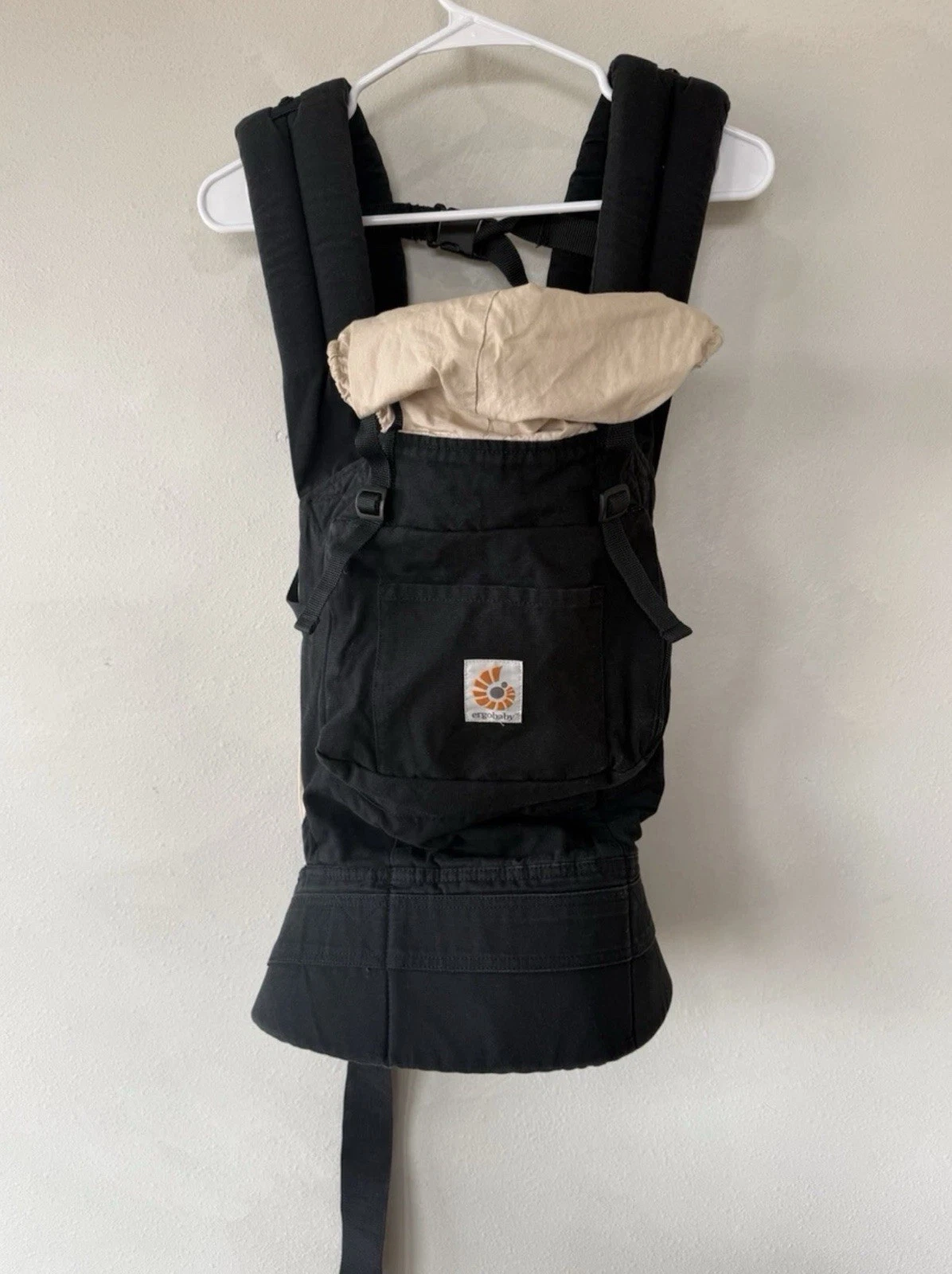 Ergobaby Ergonomic Multi-Position Original Baby Carrier Pocket Black (12-45 Lbs)