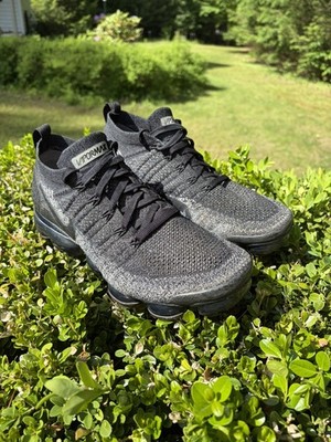Nike Air VaporMax Flyknit 2 ''Triple Black'' 942842-012 Men's size 9US