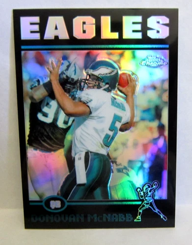 Donovan McNabb 2004 Topps Chrome Black Refractor Card#69/100!Eagles QB GOAT HOF - Picture 1 of 2