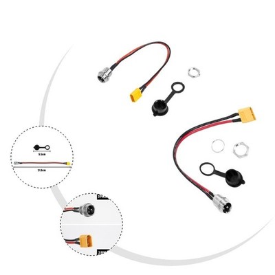 3-poliger Ladeanschluss Luftfahrt Ladekabel robuste Materialkonstruktion