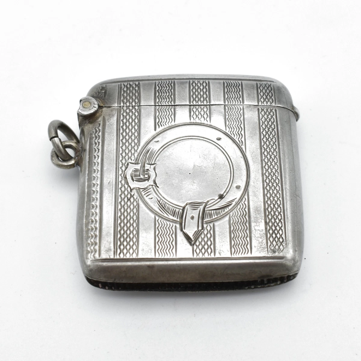 Joseph Gloster in Antique Solid Silver Cigarette & Vesta Cases for