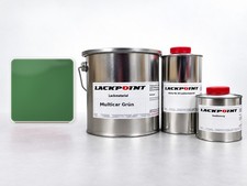 3,5 Liter Set 2K Autolack Multicar Gr&uuml;n Farbe Nutzfahrzeug M26 DDR Lackpoint !