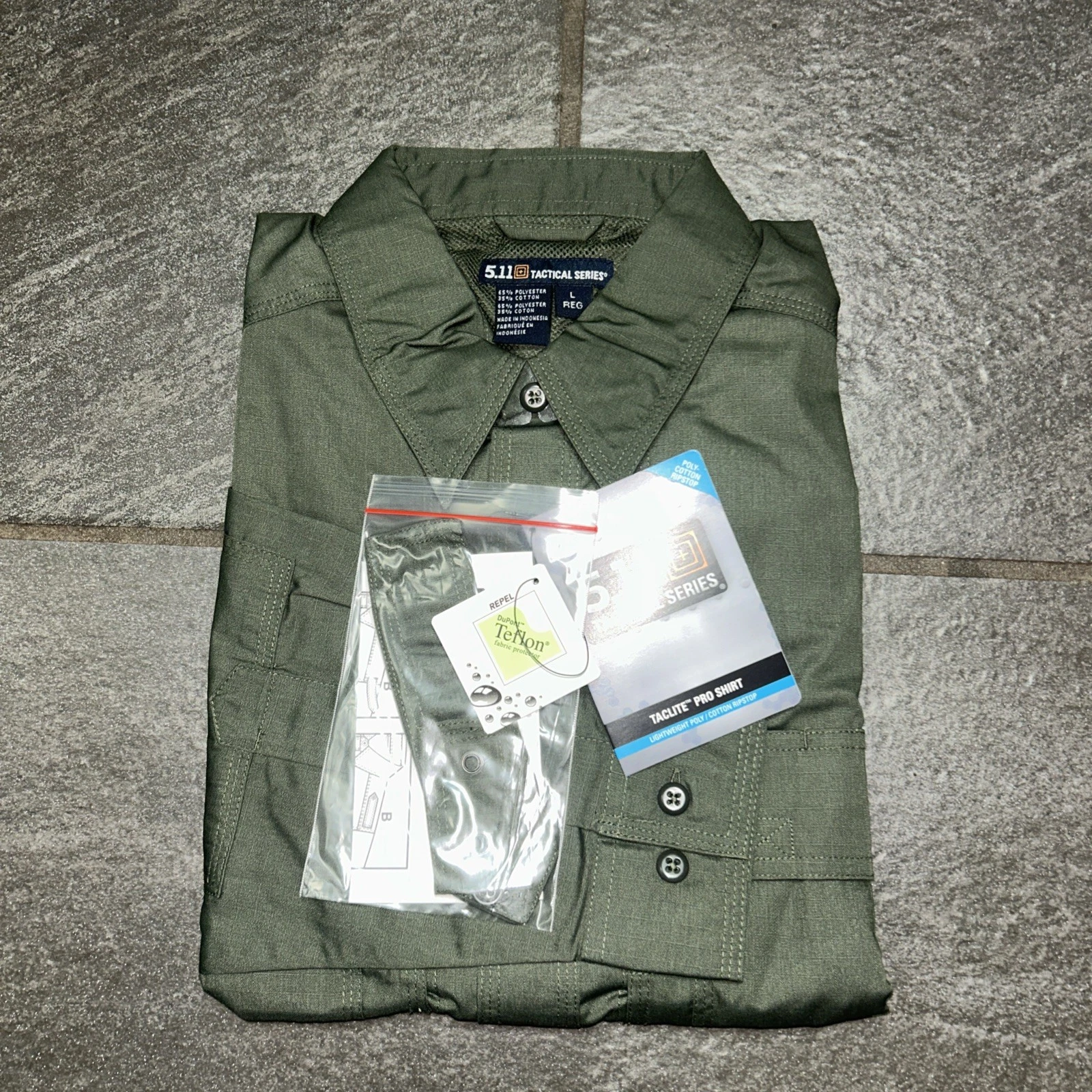 5.11 Tactical Men's Taclite Pro Long-Sleeve Shirt, 72175 - Medium- TDU Green
Opens in a new window o