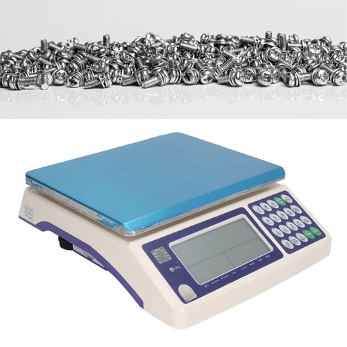 Báscula de peso de conteo de inventario 15 kg y 0,5 g pieza industrial precisa LUGE - Imagen 13 de 23