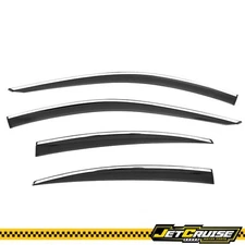 Fits 25-26 Toyota Camry PREMIUM Window Visors Vent Rain Sun Guards W/Chrome Trim