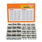 240 Pcs 24 Values Fast Blow Glass Fuses 250 V Volt 5x20 mm 20 A 6x30 mm 15 20 A