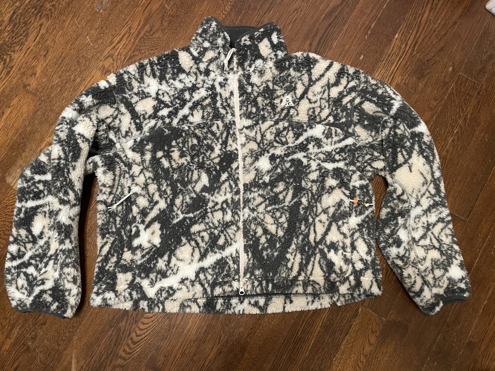 SACAI X NIKE Nike ACG Canwell Glacier ADV Giacca in Pile Antivento FV7339 104 Donna Medium