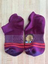 Peanuts x Bombas Youth Kids Ankle Socks Size 12T-Y3 New Purple