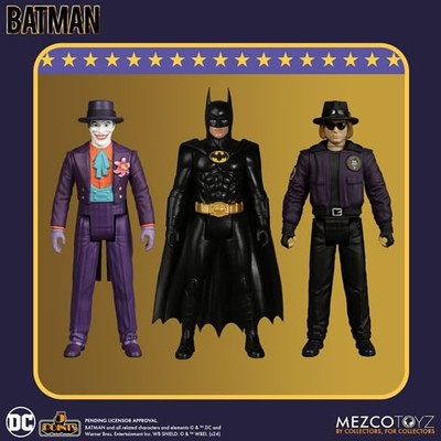 Mezco 5 Points Batman 1989 Movie Deluxe 3-Figure Set Batman Joker