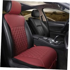 Car Seat Cover, Luxury Car Protector, Universal Anti-Slip 1Piece-Red wine