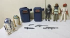Star Wars Vintage Figures Accessories Lot Ackbar, Zuckuss, Nikto, Weapons Cases