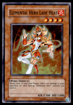 Yu-Gi-Oh! Elemental Hero Lady Heat #PP02-EN008 Near Mint
