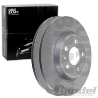 2X Eurobrake Bremsscheiben 300Mm Voll Hinten Passend FÜR Audi A4 A5 A6 A7 Q5 |