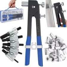 86pcs Threaded Nut Rivet Gun M3/M4/M5/M6/M8 Riveter Rivnut Setter Riveting Kit .