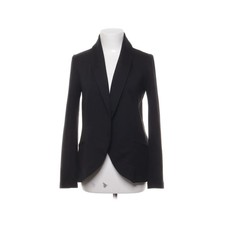 Reserved, Blazer, Gr&ouml;&szlig;e: 36, Schwarz, Elasthan/Polyester, Nadelstreifen #9l0