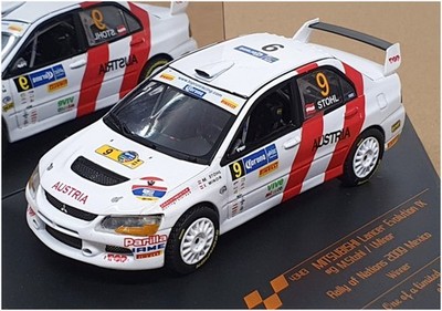 Vitesse Maßstab 1:43 43413 Mitsubishi Evo IX #9 Winner Rally Nations '09 Mexico