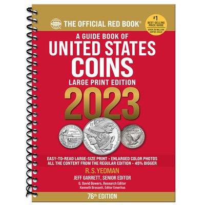 Guide Book of United States Coins Large Print 2023