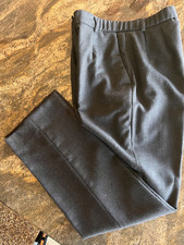 VTG PENDLETON MADE IN USA DARK HEATHER BROWN LADIES TROUSERS SZ 2 PETITE EUC