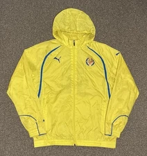 Villarreal Full Zip Puma Waterproof Training Jacket, Medium, Very Good Condition