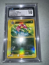 Pokémon Venusaur Card 67/165 Expedition Base Set Reverse Holo CGC 10 LOW POP!