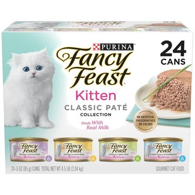 Purina Tender Feast Kitten Food Variety Pack - Pack of 24