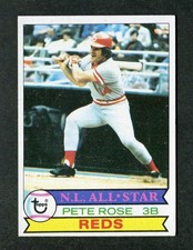 Pete Rose Cincinnati Reds 3rd Base All-Star 1979 Topps MLB Baseball Card #650