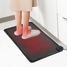 Anti Fatigue Mat - Warming Comfort  Durable Heated Standing Mat at Home, Kit...
