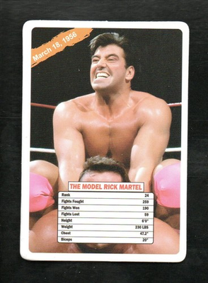 #ad #ad The Model Rick Martel WWF Wrestler 2025 Aamango Wrestling Game Card $2.69