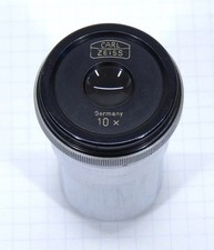 CARL ZEISS Germany Mikroskop Okular 10x * stellbar * Fadenkreuz * 30,0 mm