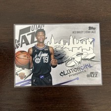 2025-26 Topps NBA Basketball ACE BAILEY #CC-5 CLUTCH CITY Prospects RC Jazz